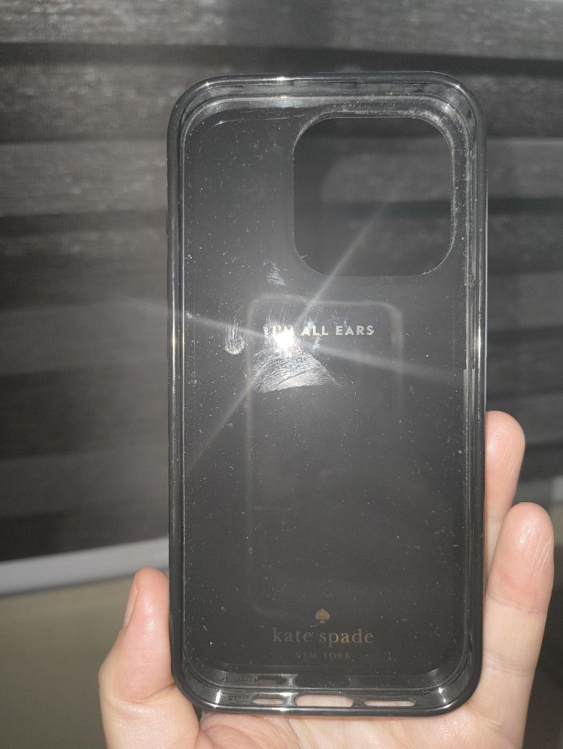 Kate Spade Phone Case with Ring iPhone 15 Pro (Category: Cases & Sleeves) located in Marikina City. Submitted by futurasansss (Listing ID 1463129330, Image 3). Description: 🟣 Heavily used 🟣 Comes with original Box 🟣 Price is super low na, no more LP PM for more details 🍒💕Thanks for checking out my listing🍒💕 🍒 WHY BUY FROM ME? I can ship nationwide via Gogo Express. SF always c/o buyer. 📍Location: Marikina or Katipunan QC 🍒 SDD via Lalam