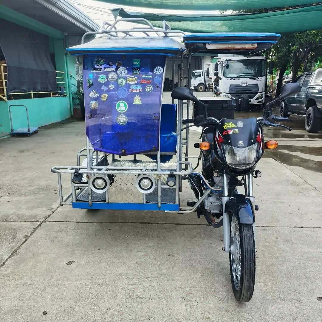 Kawasaki Bajaj RE Tricycle (Category: Motorbikes for Sale) located in Cabanatuan. Submitted by miofino (Listing ID 1463122165, Image 1). Description: Rush Sale Bajaj 125 Model 2022 Stock lahat With sidecar kolong Private use only As is kung ano nasa pics Good running condition Tahimik makina never pa nabuksan Maintained change oil Honest issue: Paso rehistro For pick up only @ Cabanatuan city P42k nego.