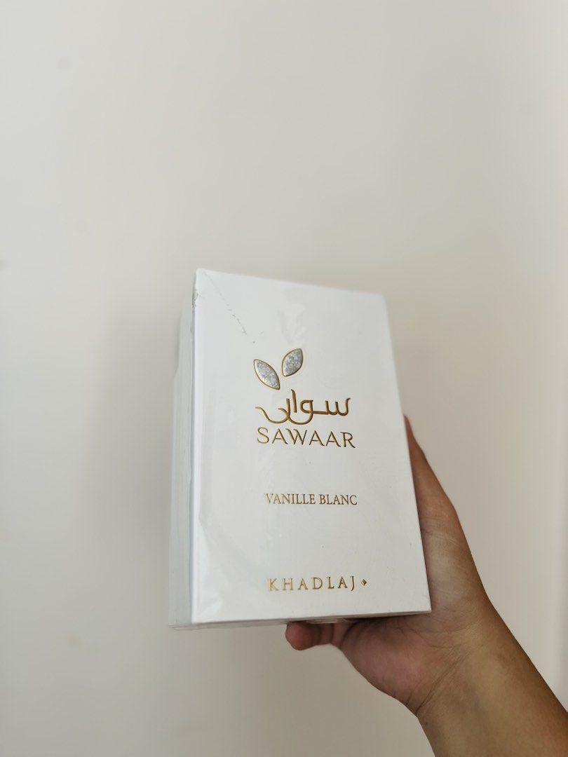 Khadlaj Sawaar Vanille Blanc Eau de Parfum 100ml (Category: Fragrance & Deodorants) located in Bacolod City. Submitted by vintage_vogue6100 (Listing ID 1463244494, Image 1). Description: - Brand New Khadlaj Sawaar Vanille Blanc Eau de Parfum - 100ml Bottle - Scent: Vanille Blanc - Factory Sealed, Never Opened - Ideal for Gifting or Personal Collection - Get yours now!.