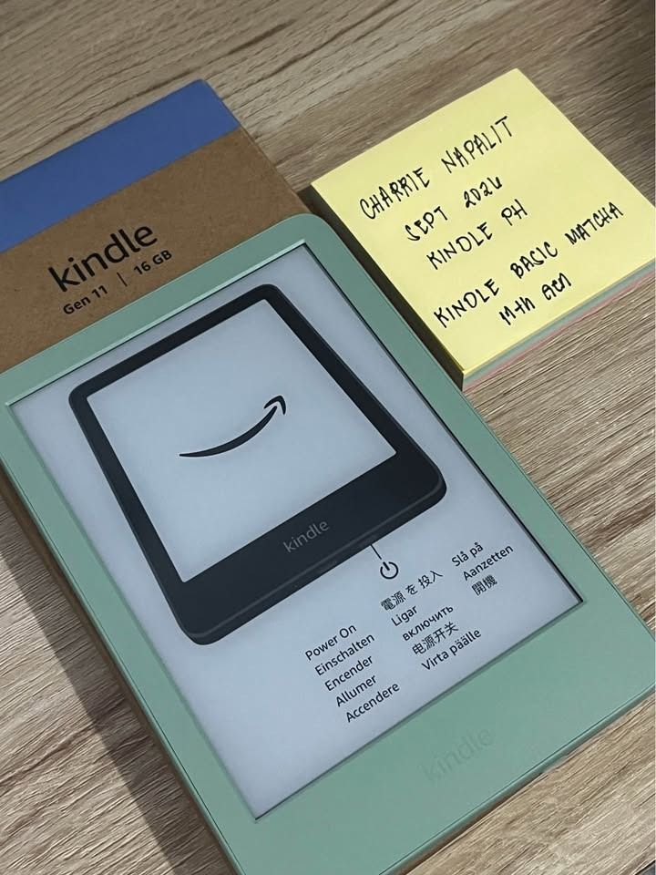 Kindle Basic Gen 11 16GB Matcha (Category: E-Readers) located in Caloocan City. Submitted by chanapalit (Listing ID 1463233829, Image 2). Description: FOR SALE ❗❗ BRAND NEW KINDLE BASIC 11th Gen 2024 16GB Color: Matcha WITH ADS Never used, no account, not activated Opened to check the unit, no box Within warranty, bought from Gamextreme this September Meetup around SM SJDM or SM Fairview Can also ship through Grab Express, Lalamove (shouldered by