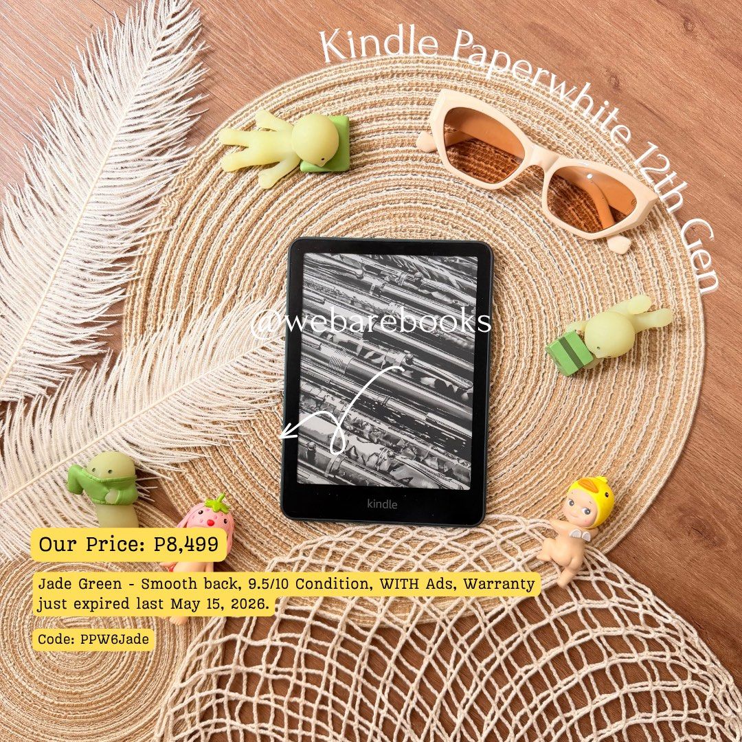 Kindle Paperwhite 12th Gen (Jade/Raspberry) (Category: E-Readers) located in Mandaluyong City. Submitted by webarebooks2018 (Listing ID 1463172347, Image 1). Description: .
