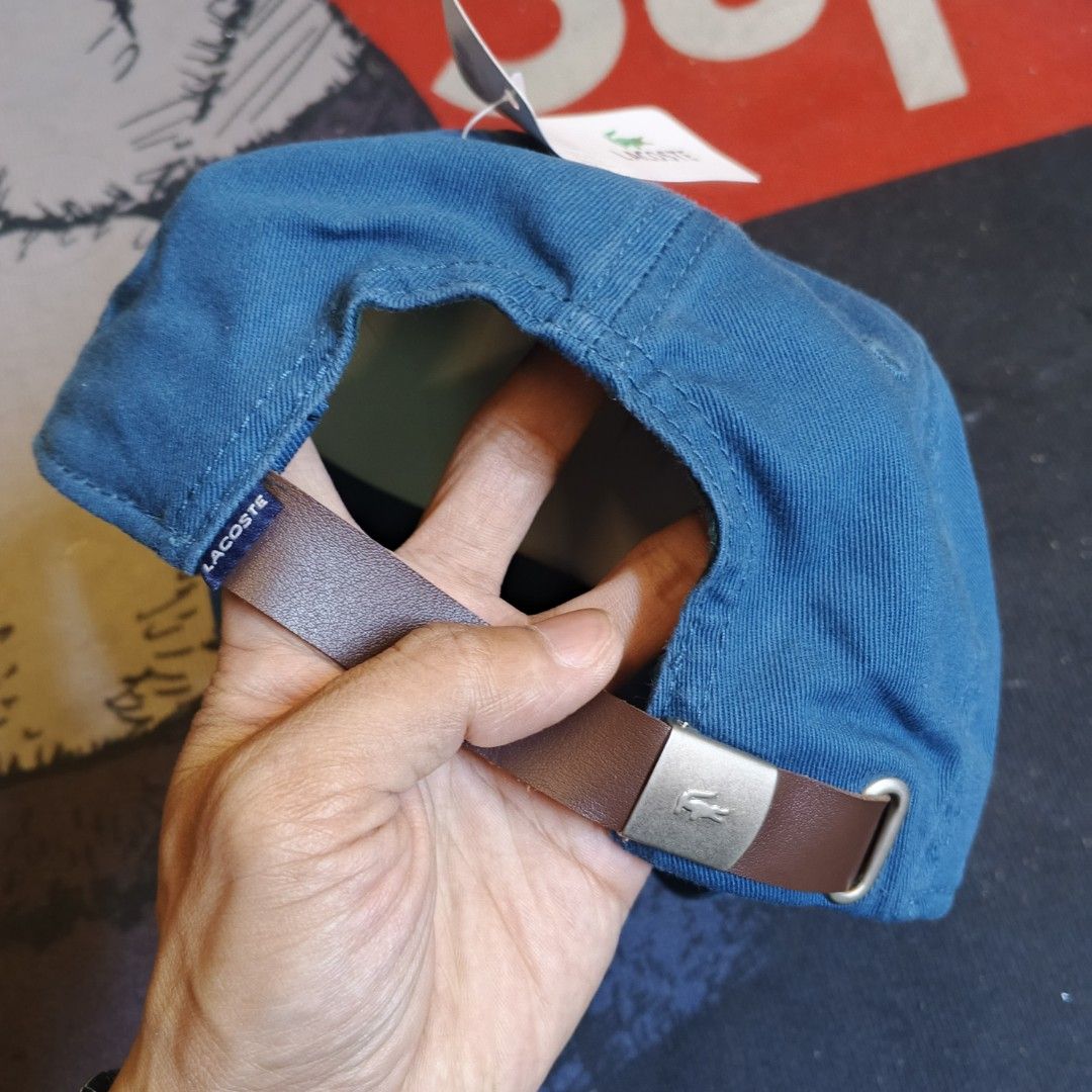 Lacoste cap (Category: Caps & Hats) located in Manila. Submitted by janna_m (Listing ID 1463320424, Image 2). Description: EXCELLENT CONDITION ✅ NO ISSUES ✅ DM FOR INQUIRIES 📩.