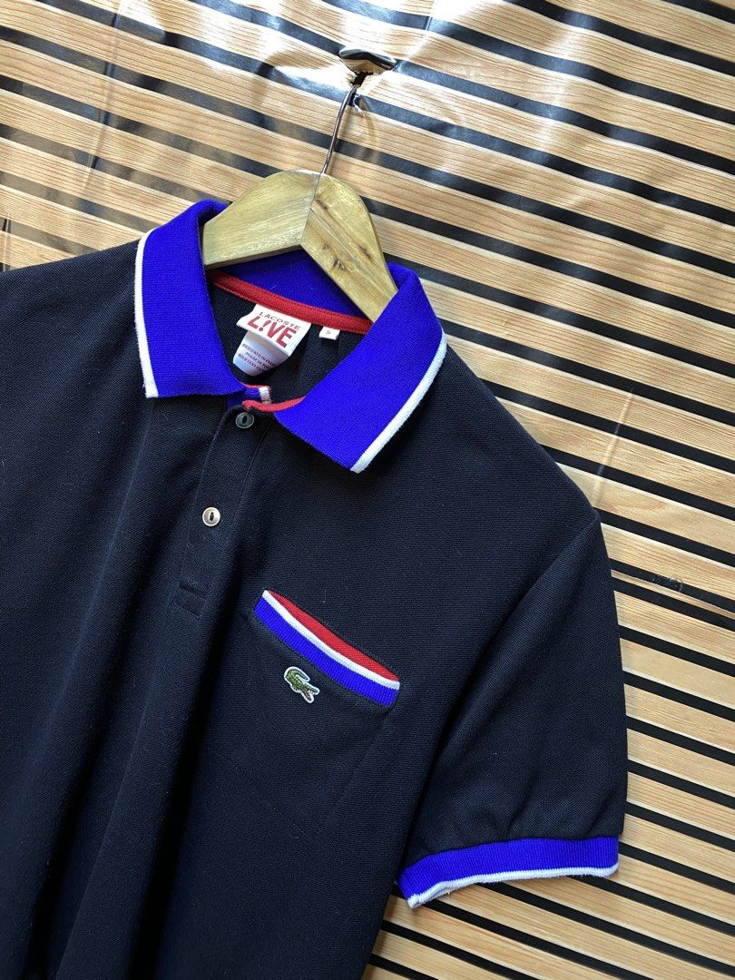 LACOSTE POLO SHIRT (CROP) (Category: Shirts) located in Makati City. Submitted by drip.poww (Listing ID 1463290366, Image 2). Description: - Authentic Lacoste - Color: Black - Size: Meduim (Altered) - Dimes: - Authentic - Excellent condition - Need wash, fresh from bale - Material: 100% Cotton Please don’t expect too much—these are thrifted (ukay) items. 😊 !!STILL NEGOTIABLE!!.