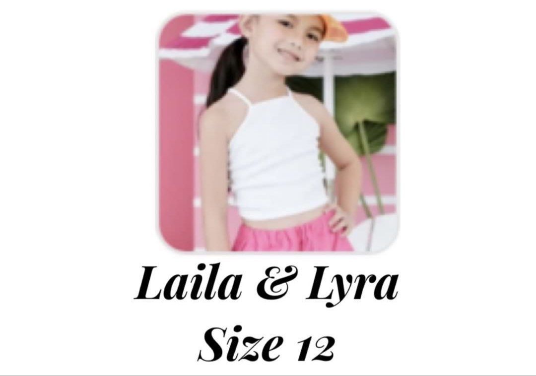 Laila & Lyra White Halter Top Size 12 (Category: Babies & Kids Fashion) located in Makati City. Submitted by team_maxvin (Listing ID 1463182177, Image 1). Description: - White halter neck top - Brand: Laila & Lyra - Size: 12 - Material: Ribbed texture - Perfect for summer or layering - Pairs well with shorts or skirts - Gently used, daughter outgrew it.