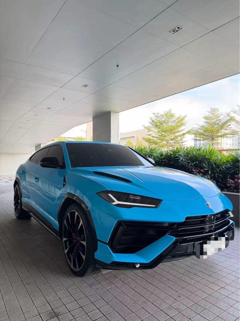 Lamborghini Urus S Auto (Category: Used Cars) located in Manila. Submitted by quality_cars (Listing ID 1463219819, Image 2). Description: 2023 Lamborghini Urus S Price: 23,998,000 (Negotiable) 🔧 Condition: Excellent 🛣️ Mileage: 17,100 kms only ⛽ Fuel Type: Gasoline 🎨 Original Color: Grey 🩵 Current Exterior: Sky Blue Wrap Vehicle Details: • Vehicle Type: Super Luxury Performance SUV • Engine Type: 4.0L Twin-Turbocharged V8 Engine • Power: 666 