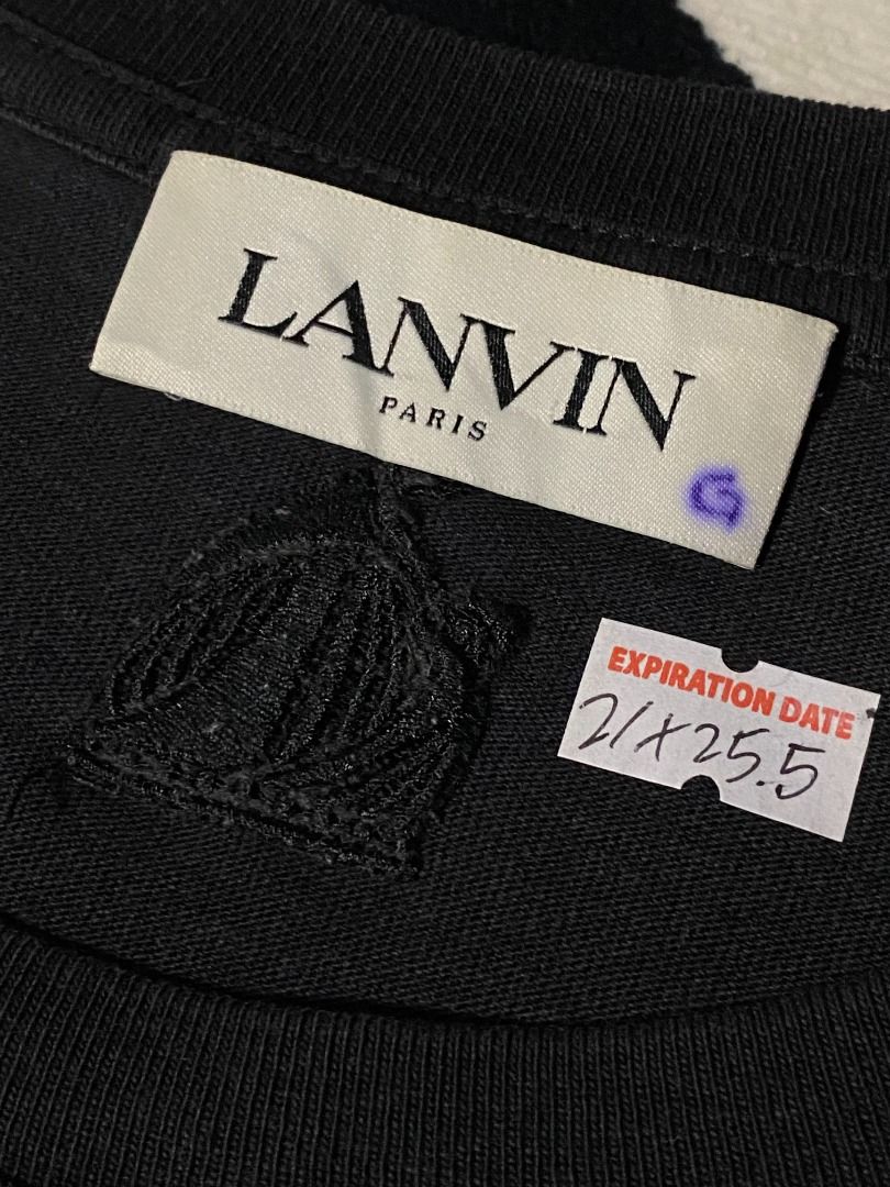 Lanvin paris shirt (Category: Tshirts & Polo Shirts ) located in Las Pinas. Submitted by all_details_posted (Listing ID 1463133449, Image 2). Description: heavy cotton cr 8/10.