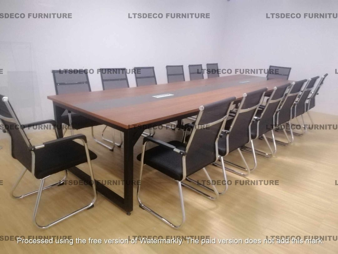 Large Conference Table with 16 Mesh Back Chairs Office Partition (Category: Office Furniture & Fixtures) located in Paranaque City. Submitted by alexa_ltsdeco (Listing ID 1463167823, Image 1). Description: For inquiry, Quotation, estimate and orders please call us for faster transaction or kindly send your floor plan layout via email: Look for Ms. Anne -Sale's Executive- 📞 V I B E R NUMBER - 09318363986 📩 Email: roxanne25.ltsdecofurniture(at)gm