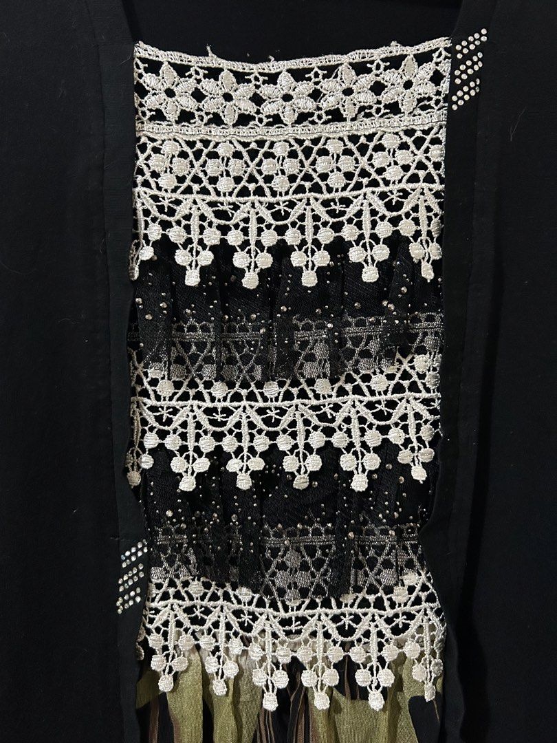 Layered Black Short-sleeve Blouse (Category: Blouses) located in Naga. Submitted by aroaldaw (Listing ID 1463298834, Image 3). Description: MESSAGE FOR MORE PHOTOS AND MEASUREMENTS .