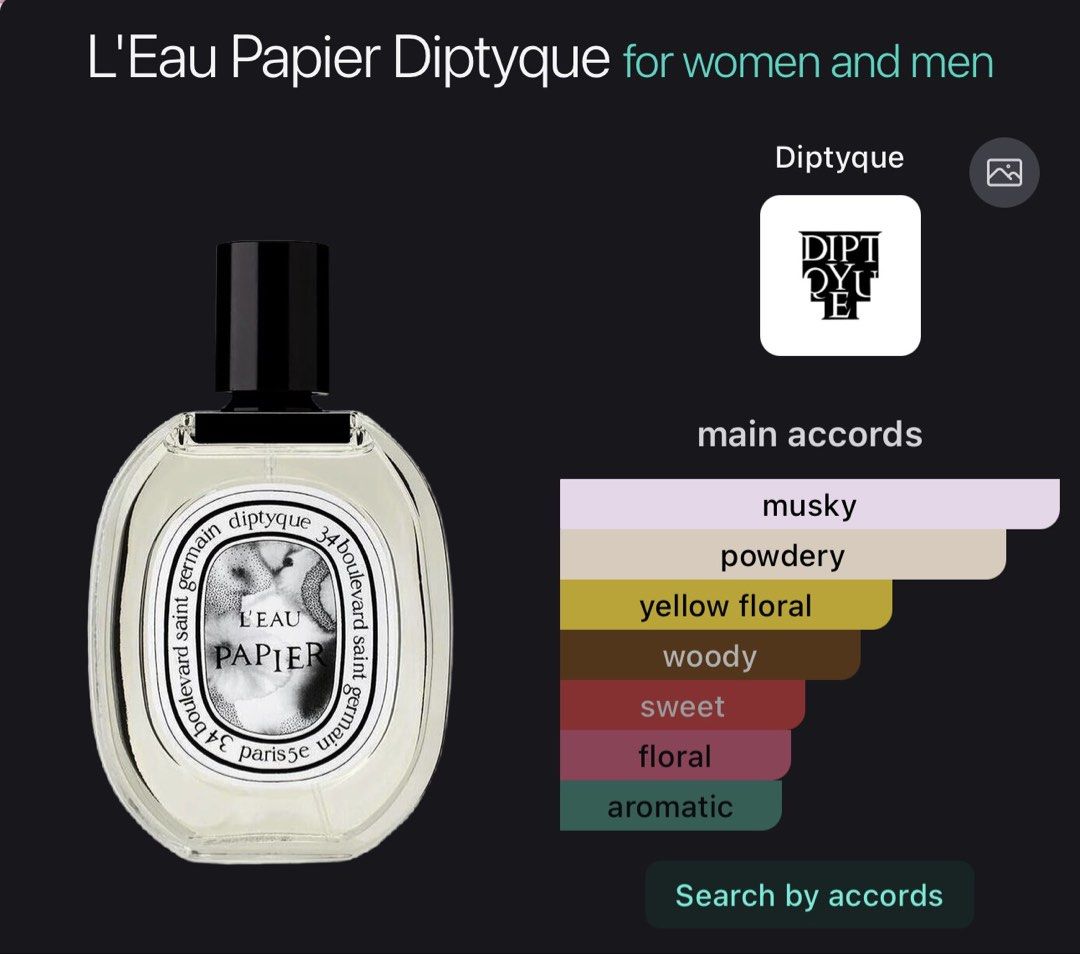 L'Eau Papier Diptyque 100ml | PREORDER (Category: Fragrance & Deodorants) located in Malolos. Submitted by xoxoche_n (Listing ID 1463222410, Image 2). Description: PREORDER | ETA: 2 wks 50% DP required. Balance to be settled upon arrival, before shipping. Check slides 3-6 for customer feedback. Can provide more upon request 🌸.