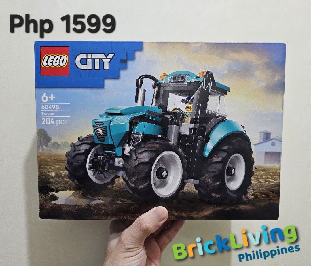 Lego Tractor 60498 (Category: Lego & Building Sets) located in Mandaluyong City. Submitted by BrickLivingPH (Listing ID 1463271153, Image 1). Description: Pick up near Boni MRT Station, Mandaluyong City. Available everyday, 12 noon onwards If you are within Metro Manila, we encourage you to book via Lalamove, Grab express, etc. If you are outside the Metro, we can ship the items via LBC. You have the option to pick it up via your nearest LBC bran
