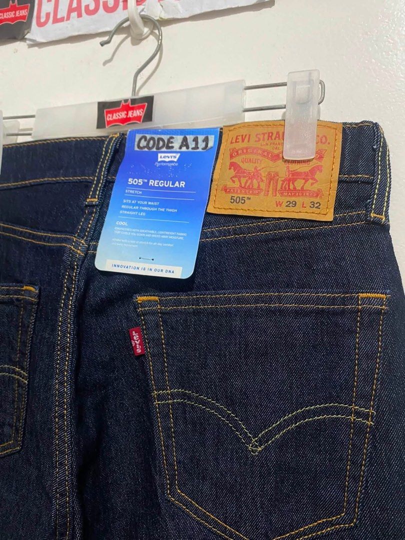 levis 505 (Category: Jeans) located in Taguig. Submitted by cjphvip (Listing ID 1463291343, Image 1). Description: LEVIS 505 COOL😎 MINE CODE A11 ₱1900 FREE SF📌 bewang 29 to 31 haba 42 hem 7.5 brand new raw denim ready to use MINE CODE A11 ₱1900 FREE SF📌.