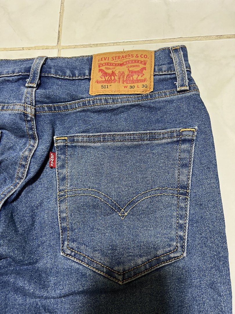 LEVIS 511 JEANS ALL SEASON TECH (Category: Jeans) located in Manila. Submitted by dailystrategythrift (Listing ID 1463184767, Image 3). Description: WTS ‼️ LEVIS 511 JEANS ALL SEASON TECH SIZE 30x30 ON TAG WAIST - 30 LENGTH - 40 HEM - 7 EXCELLENT ASNEW💯❤️ PRICE - 📩 LOCATION LASPIÑAS CITY 📍📍 DM FOR PURCHASE 📩📩.
