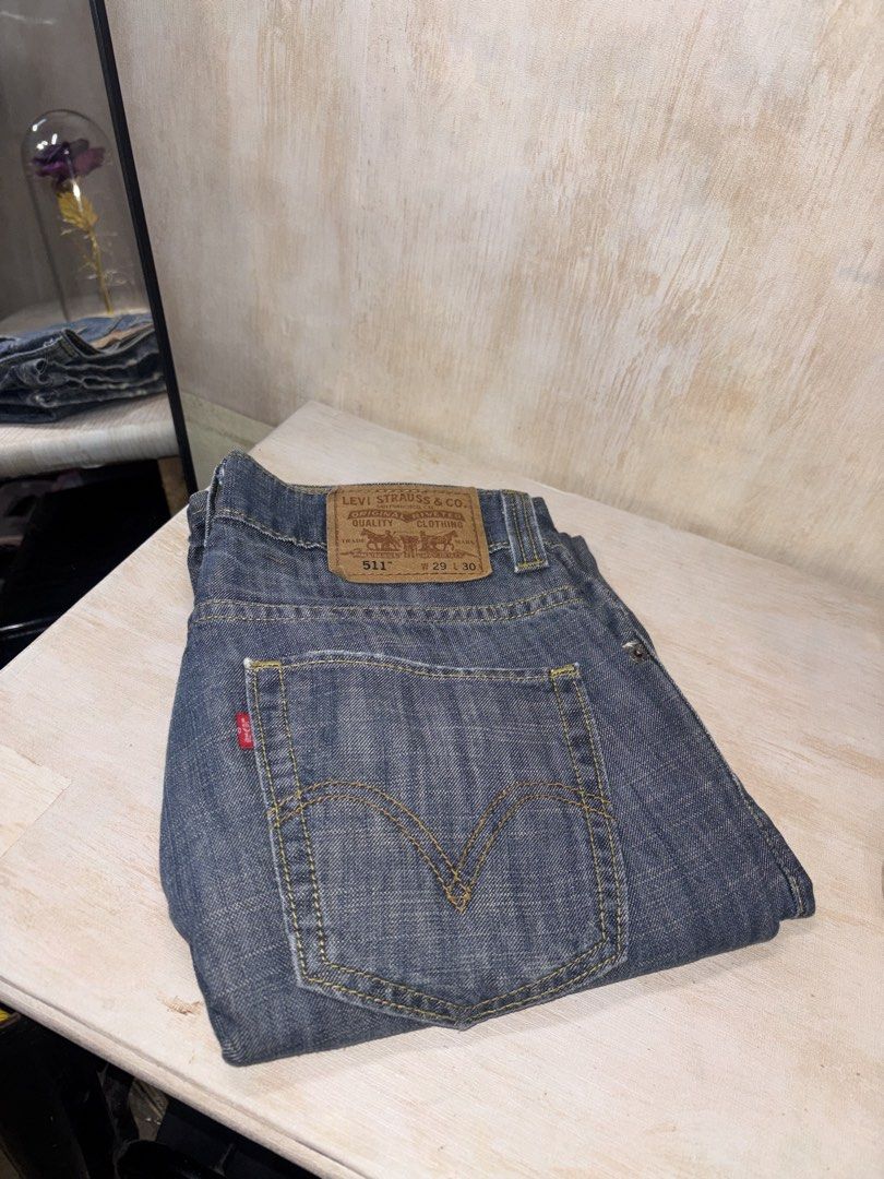 LEVIS 511 PANTS (Category: Jeans) located in Cabuyao City. Submitted by pormanation-thrift-store (Listing ID 1463127927, Image 2). Description: LEVIS 511 PANTS Condition: EXCELLENT Color rate: 9/10 Size: 29 Dimes: 29”Wx 40.5”L Issue: NONE‼️ Price: 1200.