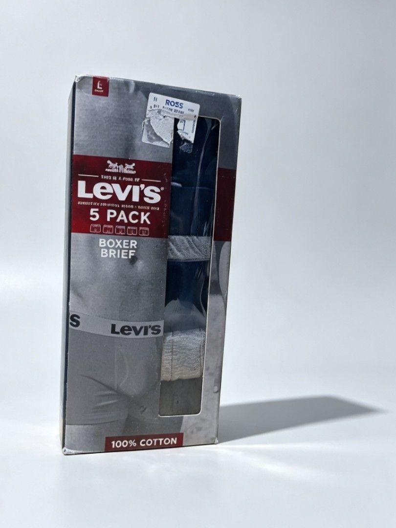 Levi’s 5-Pack Boxer Briefs — Size Large (Category: Underwear) located in Taguig. Submitted by usa_dibs (Listing ID 1463191071, Image 2). Description: 📦 Item Description: Levi’s 5-Pack Boxer Briefs — Size Large📦 ✅ What’s Inside - Brand: Levi’s — Authentic America’s trusted brand since 1873 - Type: Men’s Boxer Briefs — 5 pieces per pack - Size: Large (US 36–38 waist) - Fabric: - Solid colors: 100% Premium Cotton — soft, breathable - Heather color