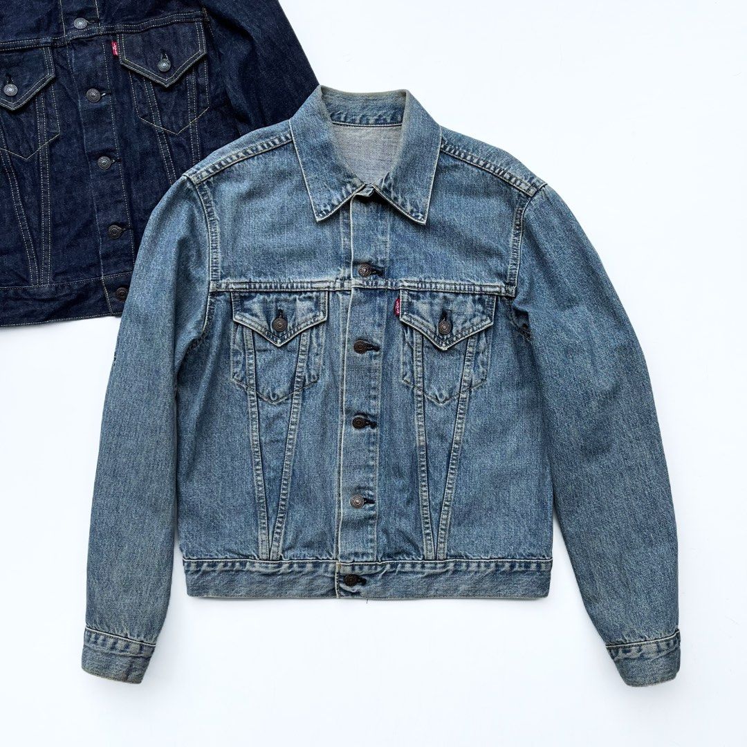 Levis Big E (Category: Coats, Jackets and Outerwear) located in Kota Kinabalu. Submitted by rimbamanstore (Listing ID 1463244010, Image 1). Description: Vtg levis big E trucker type III Made in japan Fits M (20.5x24.5) 9/10 good condition Rm169 free pos.