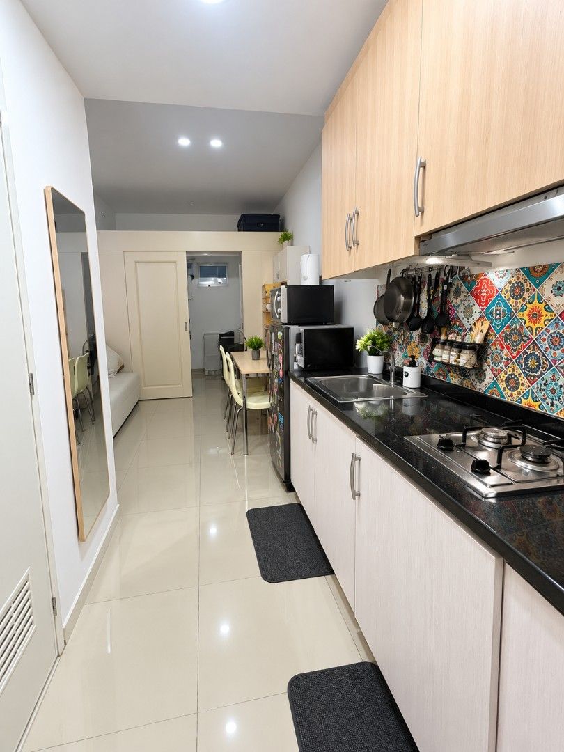 Light residences in Mandaluyong (Category: Apartments & Condos) located in Quezon City. Submitted by prelovee19 (Listing ID 1463126558, Image 3). Description: for sale with renter contract until April 2027 if interested send pm - fully furnished - along Edsa -connecting Boni MRT station.