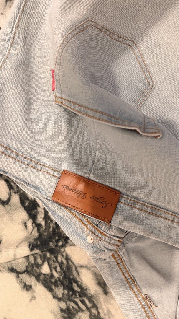 Light Wash Denim Shorts Size 40 (Category: Shorts) located in Pasay City. Submitted by thriftyfinds90 (Listing ID 1463134252, Image 3). Description: - Brand: Sergio Tacchini - Style: Light wash denim shorts - Size: Tagged 40 - Occasion: Casual wear ✨ Mostly new/almost new or worn 1–2x. Most fit XL–XXL RFS: Decluttering + downsizing 🤍 Actual color may vary due to lighting. MOP: Gcash MOD: Meet up @La Verti Residences/ Manila Adventist Hospital - 