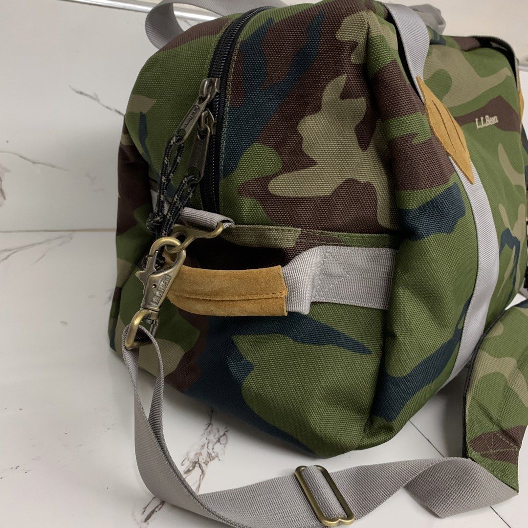 LL Bean Camouflage Timberline Duffle Bag (Category: Sling Bags) located in Manila. Submitted by arxxxm (Listing ID 1463174201, Image 3). Description: LL Bean Camouflage Timberline Duffle Bag 22" length 15" height 35L Excellent condition 2000 + sf 📥.