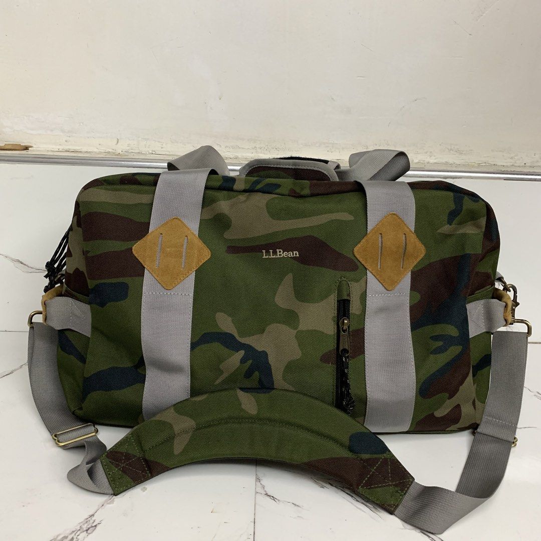 LL Bean Camouflage Timberline Duffle Bag (Category: Sling Bags) located in Manila. Submitted by arxxxm (Listing ID 1463174201, Image 1). Description: LL Bean Camouflage Timberline Duffle Bag 22" length 15" height 35L Excellent condition 2000 + sf 📥.