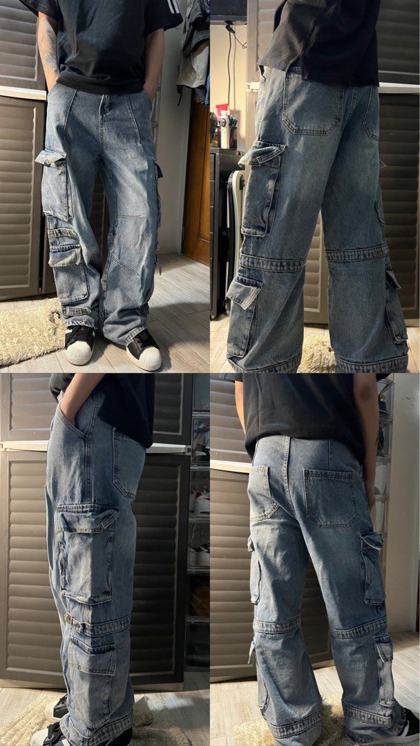 Loca People Cargo Pants (Category: Jeans) located in Angono. Submitted by odd.fitt (Listing ID 1463293847, Image 1). Description: Medium 28-30W 42L 10.5H No issue.