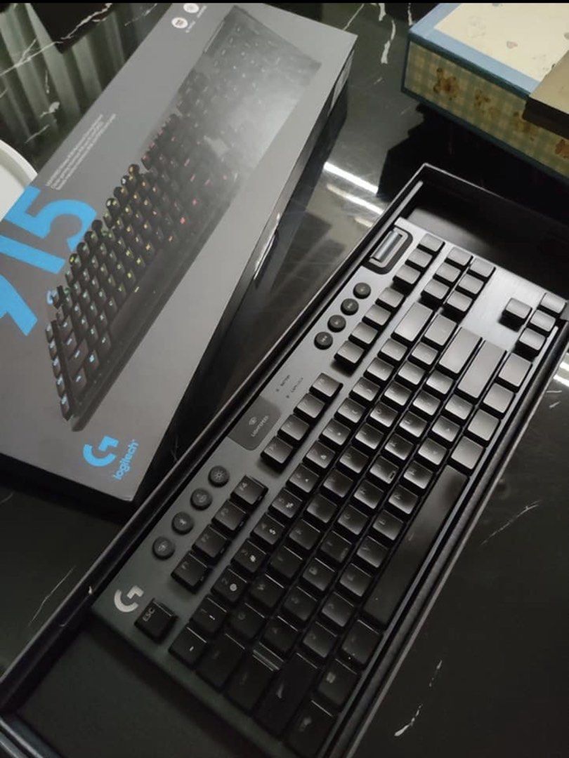 Logitech G913 TKL wireless (Category: Computer Keyboard) located in Cagayan de Oro. Submitted by jefffarro (Listing ID 1463196833, Image 3). Description: Extra keyboard all keys are functional, with box.