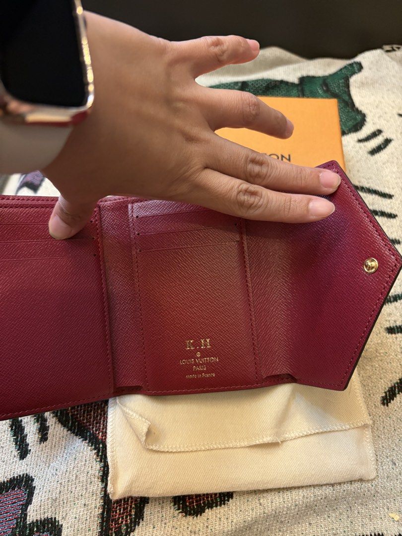Louis vuitton victorine wallet (Category: Wallets & Card holders) located in Malolos. Submitted by 3Coolitz (Listing ID 1463246675, Image 3). Description: With initials, can be removed easily.