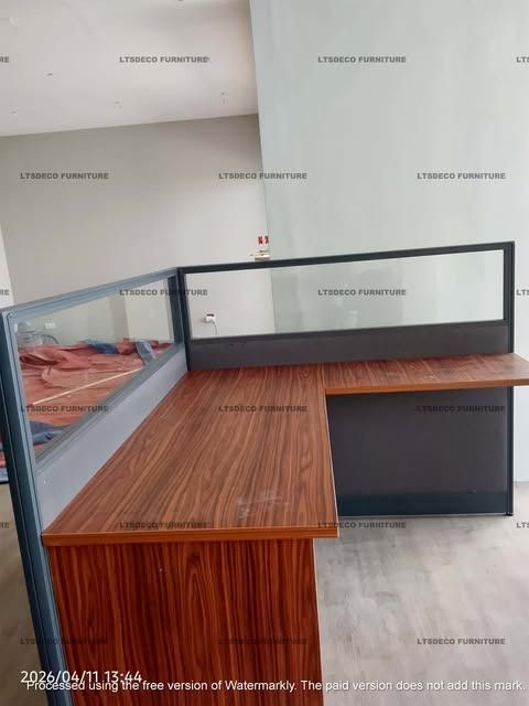 L-SHAPE WORKSTATION WITH GLASS OFFICE PARTITION (Category: Office Furniture & Fixtures) located in Quezon City. Submitted by cherry.ltsdeco (Listing ID 1463128329, Image 3). Description: LTSDECO Home and Office Furniture Trading MANUFACTURER • FABRICATOR • SUPPLIER Looking for office furniture, modular partitions, workstations, or customized furniture? We can help! LTSDECO Home and Office Furniture Trading is a trusted manufacturer, fabricator, a