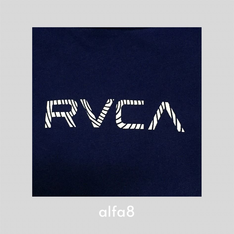 (M) RVCA Hoodie Space Blue Jacket Mid Logo Navy (Category: Coats, Jackets and Outerwear) located in Imus. Submitted by alfa_8 (Listing ID 1348214210, Image 3). Description: Color Rate : 9/10 (slightly faded).