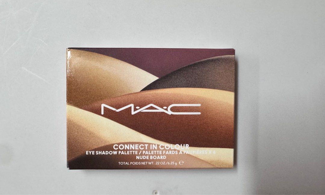 MAC Connect in Colour Nude Board Eyeshadow Palette (Category: Makeup) located in Manila. Submitted by fcloset24 (Listing ID 1463177366, Image 3). Description: - MAC Connect in Colour Nude Board eyeshadow palette - Features 6 versatile neutral shades - Perfect for creating everyday makeup looks - Comes with original packaging - Total net weight: 0.22 oz / 6.25 g.