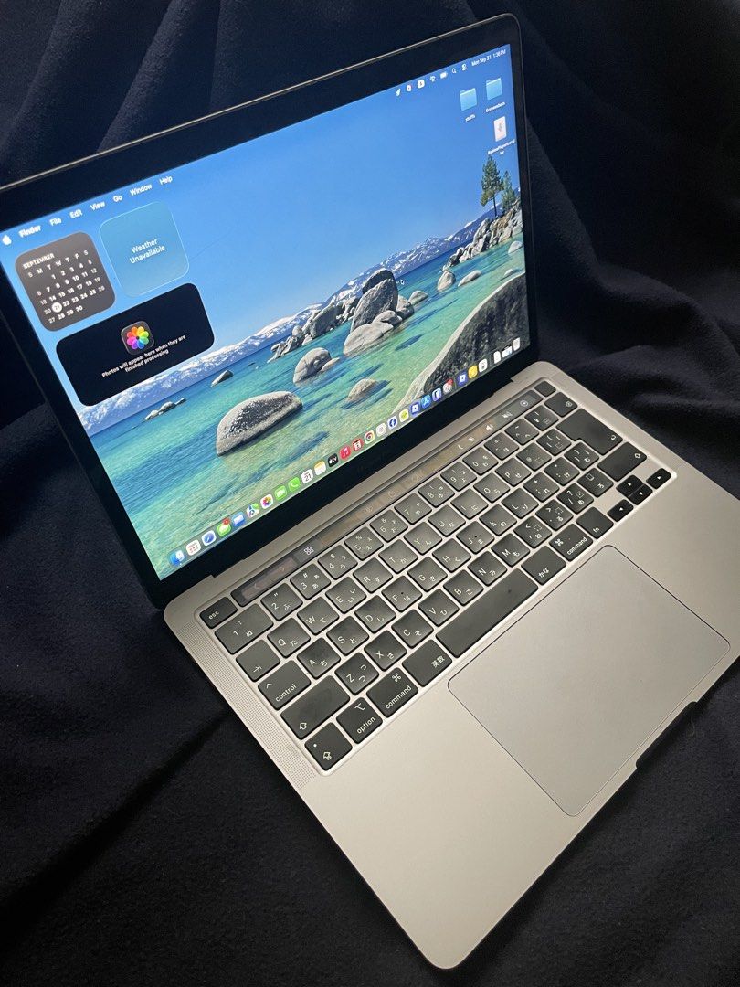MacBook Pro Touchbar Mid 2020 (Category: Laptops & Notebooks) located in Bacoor. Submitted by safecloud.a52cfe (Listing ID 1463168612, Image 3). Description: Selling my personal used Macbook pro touchbar mid 2020 purchased in japan Processor: intel core i5 Graphics: Intel iris 16gb memory 512gb Ssd Current macOs ver: Tahoe 26.5.1 No issues with the performance and hardware of the unit All keys and trackpad working smoothly Just a little bit signs
