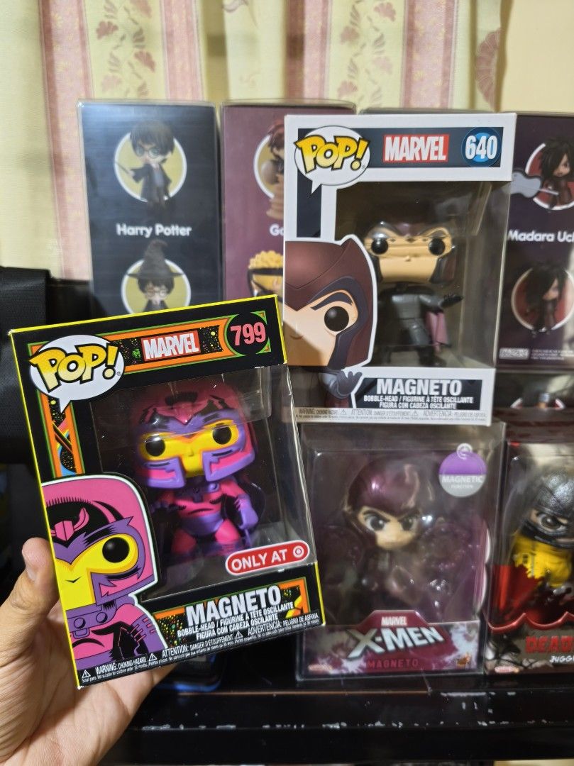 Magneto Funko Pop (Category: Designer & Blind Box Toys) located in Manila. Submitted by daily.tipid (Listing ID 1463326610, Image 1). Description: Magneto Funko Pop #640 - 850 #799 - 1,500 LBC,jnt or lalamove.