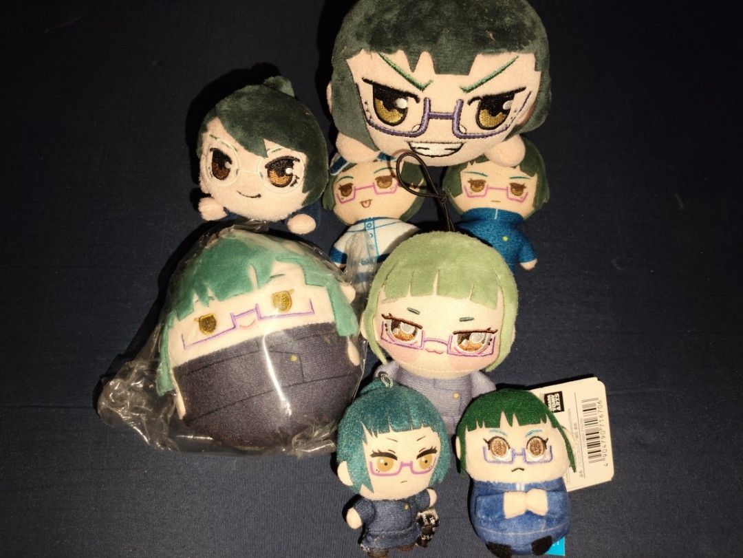 MAKI ZENIN PLUSH/CHARMS (Category: Plushies & Soft Toys) located in Cavite. Submitted by ceejaaaaay_ (Listing ID 1463279236, Image 1). Description: Im decluttering my shrine 🥲 I need funds for school next year They were stored in a megabox Jujutsu Kaisen 0 Nesoberi Petit - 200 JJK Graffiti x Battle Nesoberi - 150 Fuwa Kororin - 250 Jujutsu Kaisen ROUND1 - 200 (set) Petit Nui Mascot - 200 Minimaginationown Mini Mini Friends - 200 Chopinui Puchi -
