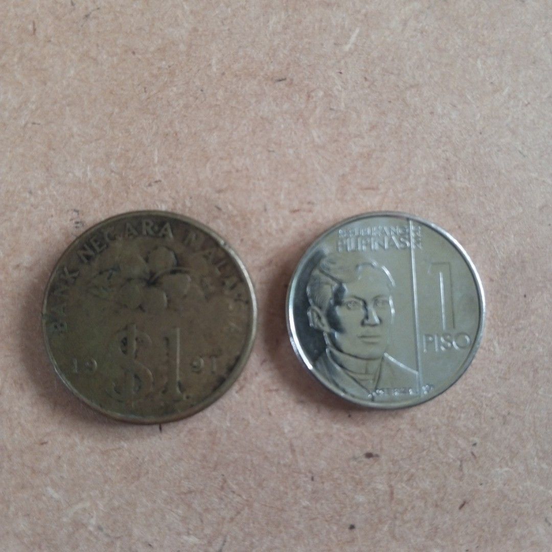 Malaysian 1 Ringgit Coin (1991) (Category: Currency) located in Cabuyao City. Submitted by daleskiee (Listing ID 1463219914, Image 2). Description: Country: Malaysia.