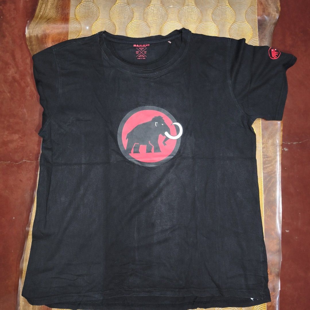 Mammut T-shirt (Category: Tshirts & Polo Shirts ) located in Antipolo. Submitted by alphaomega_fox (Listing ID 1463229645, Image 1). Description: - Brand: Mammut - Size: XL - Features: Iconic mammoth logo on front, small embroidered logo on sleeve - Design: Swiss - Ideal for: Outdoor activities and casual wear no issue 21x27 500 plus sf.