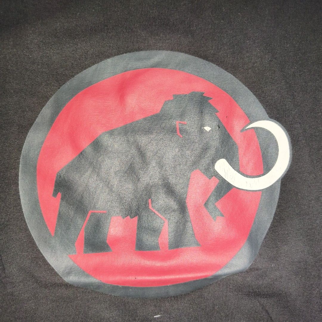 Mammut Tshirt (Category: Tshirts & Polo Shirts ) located in Antipolo. Submitted by alphaomega_fox (Listing ID 1463229973, Image 2). Description: - Black Mammut t-shirt - Iconic mammoth logo on front - Small embroidered logo on sleeve - Size M (Europe/USA) - Ideal for casual wear with 1 pinhole sa laylayan. see last photo 20.5x26 500 plus sf.