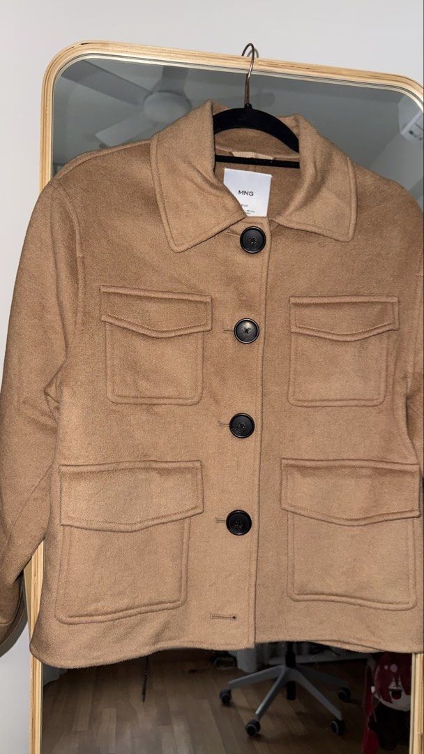 MANGO wool jacket (Category: Coats, Jackets and Outerwear) located in Ayer Keroh. Submitted by sweet_candy (Listing ID 1463264159, Image 2). Description: - wore 1 time only -will keep u warm - size XS.