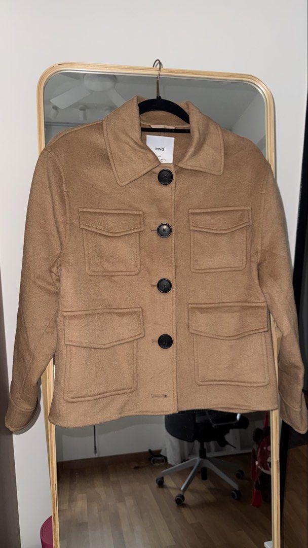 MANGO wool jacket (Category: Coats, Jackets and Outerwear) located in Ayer Keroh. Submitted by sweet_candy (Listing ID 1463264159, Image 1). Description: - wore 1 time only -will keep u warm - size XS.
