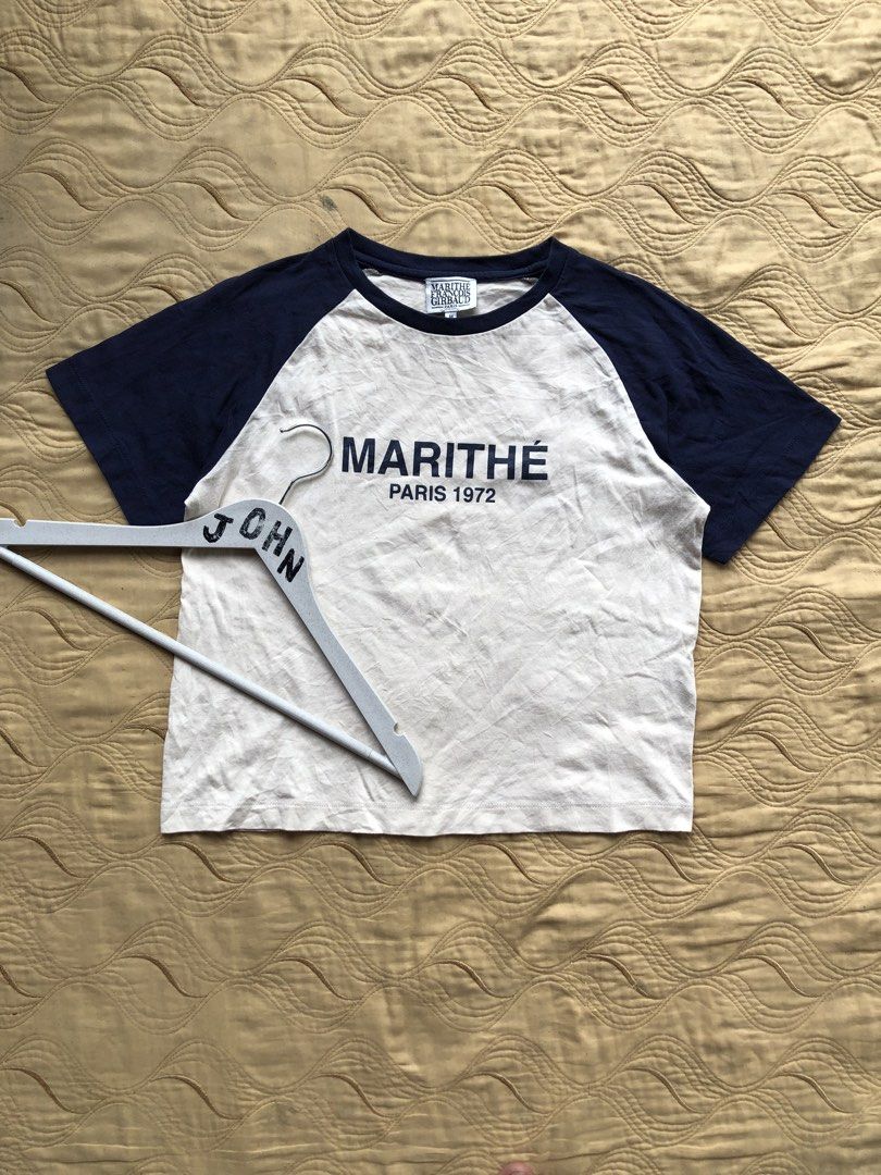 Marithe Cropped Shirt (Category: Luxury Apparel) located in Sipalay. Submitted by lptulak (Listing ID 1463260583, Image 2). Description: Marithé Cropped Shirt W-18 L-22 Excellent condition Need wash No major flaw 800.