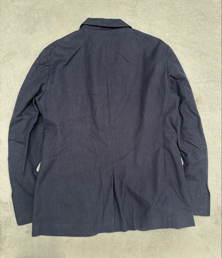 Marni Indigo Dyed Cotton Blazer (Category: Coats, Jackets and Outerwear) located in Baguio. Submitted by thecollector2600 (Listing ID 1463291647, Image 2). Description: Size 52 , fits large Made in Italy .