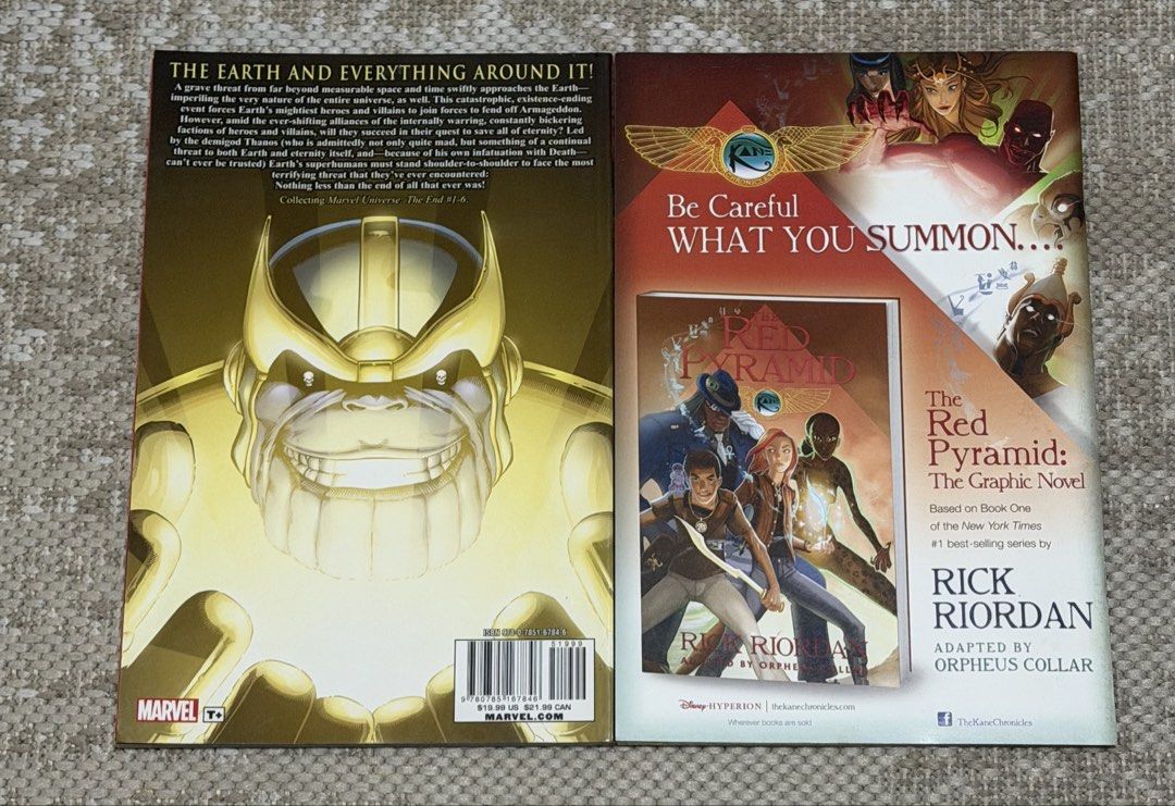 Marvel Comics: The End & The Thanos Quest vs (Category: Comics & Manga) located in Paranaque City. Submitted by safehands1 (Listing ID 1463228313, Image 2). Description: - Selling two Marvel comic books: - 'The End' by Jim Starlin (Single Issue) - 'The Thanos Quest' #1 by Jim Starlin & Ron Lim (Single Issue) - Perfect additions for any Marvel fan's collection. - Check photos for detailed artwork and story previews. 600 each 1k for both.