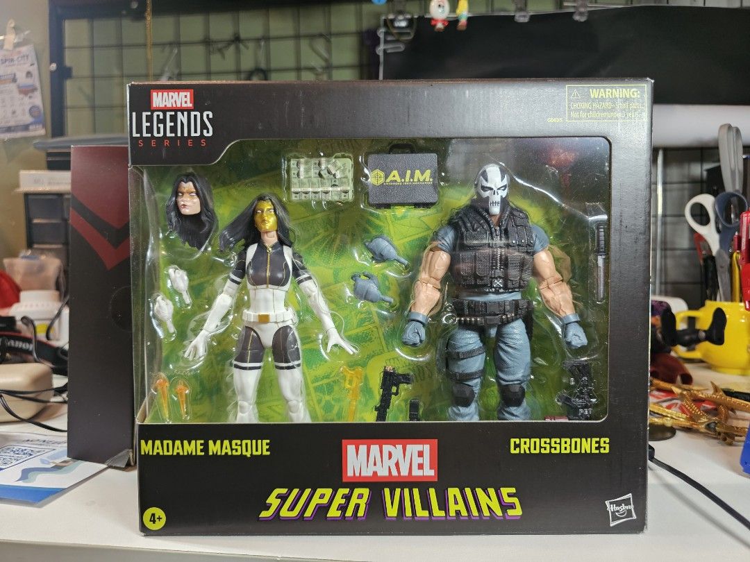 Marvel legends Madame Masque and Crossbones 2-pack (Category: Figurines & Statues) located in Manila. Submitted by eerbeen (Listing ID 1463190469, Image 1). Description: Brand new, sealed Payment via gcash or bdo deposit Delivery via grab or lalamove Meet up in greenbelt 5 weekdays by schedule Item is in Parañaque.