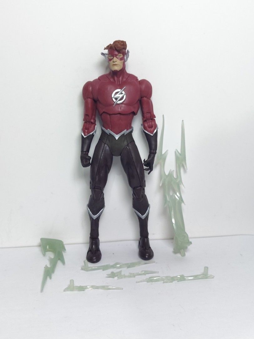 Mcfarlane DC Comics The Flash Action Figure with Accessories (Category: Figurines & Statues) located in Abucay. Submitted by lxtoyverse (Listing ID 1463137824, Image 1). Description: - DC Comics The Flash Action Figure - Features the iconic red and black suit - Comes with multiple lightning effect accessories - Fully articulated for dynamic posing - A must-have for any DC Comics collector.