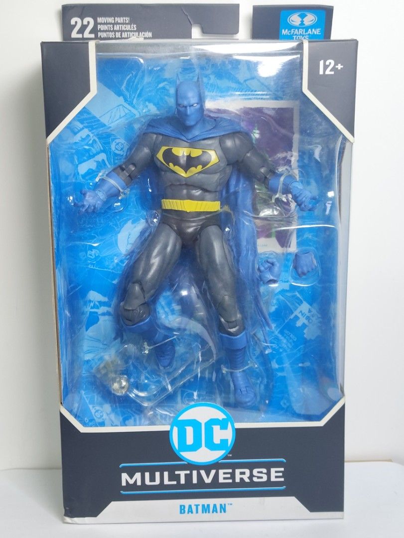 McFarlane Toys Batman Speeding bullet (Category: Action & Battle Toys) located in Abucay. Submitted by lxtoyverse (Listing ID 1463138200, Image 1). Description: - McFarlane Toys DC Multiverse Batman Action Figure -Features 22 points of articulation for dynamic posing -Authentic Batman character -Ideal for any DC Comics collector -Comes in original, unopened packaging.