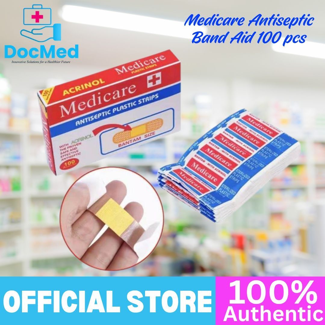 MEDICARE BAND AID 100's (Category: Looking For) located in Quezon City. Submitted by zee_010200 (Listing ID 1463203931, Image 2). Description: - Brand: Medicare - Product: Antiseptic Plastic Strips - Quantity: 100 pieces per box - Features: Antiseptic, helps protect wounds - Ideal for: Everyday cuts, scrapes, and minor injuries.