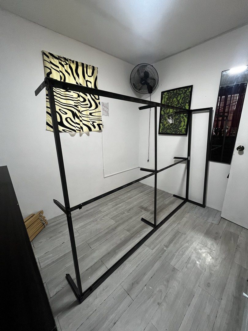 Metal Bed Frame with Wooden Slats (Category: Bed Frames & Mattresses) located in Cavite. Submitted by kulota.store (Listing ID 1463124768, Image 2). Description: - Sturdy metal bed frame - Wooden slats for good mattress support - Easy to assemble - Ideal for bedroom upgrades - Mattress not included - Selling as is.