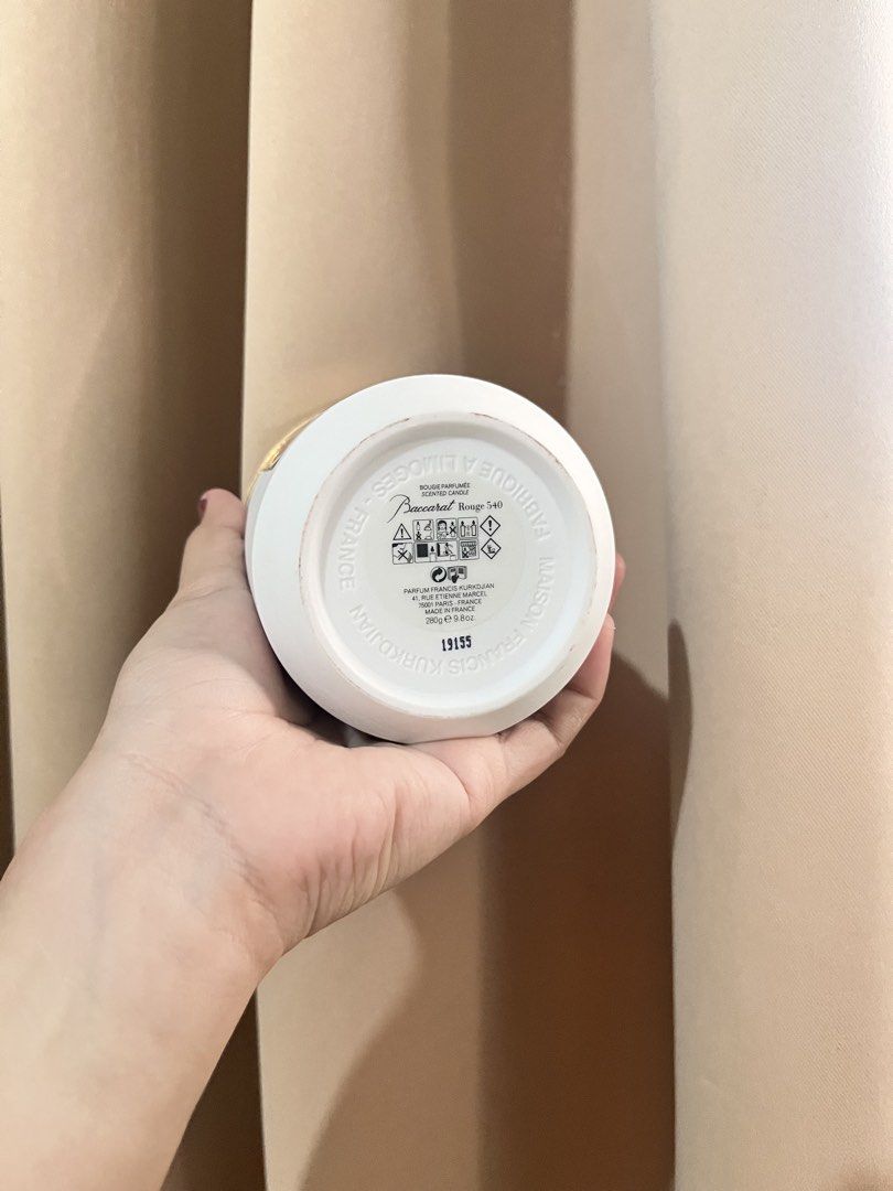 MFK Baccarat Rouge 540 Scented Candle (Category: Home Fragrance) located in Malolos. Submitted by chlorine___ (Listing ID 1461490802, Image 3). Description: .