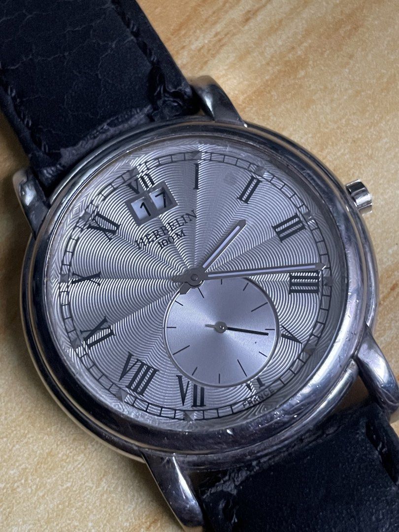 Michael Herbelin Paris (Category: Men's Watches) located in Taguig. Submitted by tester1x (Listing ID 1463208967, Image 3). Description: Secondhand Used Watch Michael Herbelin Paris Made in France Swiss Mov’t 18243 Textured Dial Sapphire Crystal Stainless Steel Front Stainless Steel Back 39.2mm Replacement Strap, Buckle .