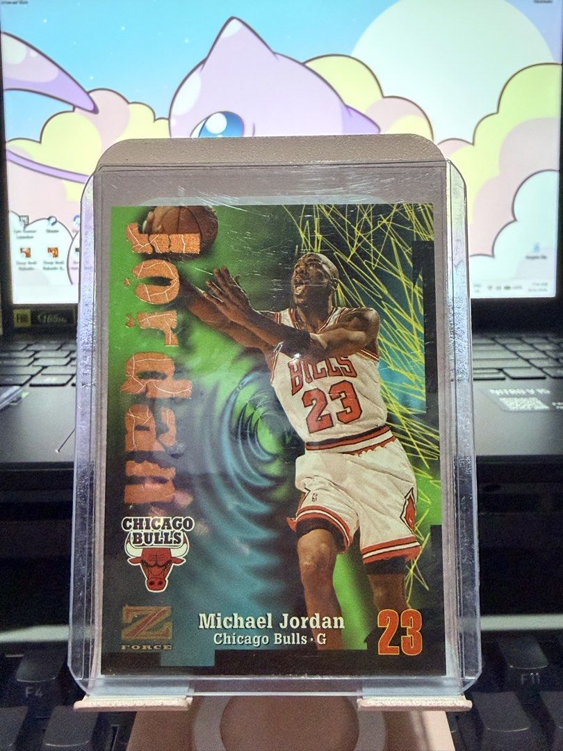 Michael Jordan Lot (Category: Raw Singles) located in Calauan. Submitted by everythingandnbacards (Listing ID 1463122654, Image 1). Description: - 1993-94 Skybox Z-Force Michael Jordan Basketball Card - Features the legendary Chicago Bulls player in action - A must-have for any MJ fan or collector - Comes protected in a card sleeve - Own a piece of basketball history!.