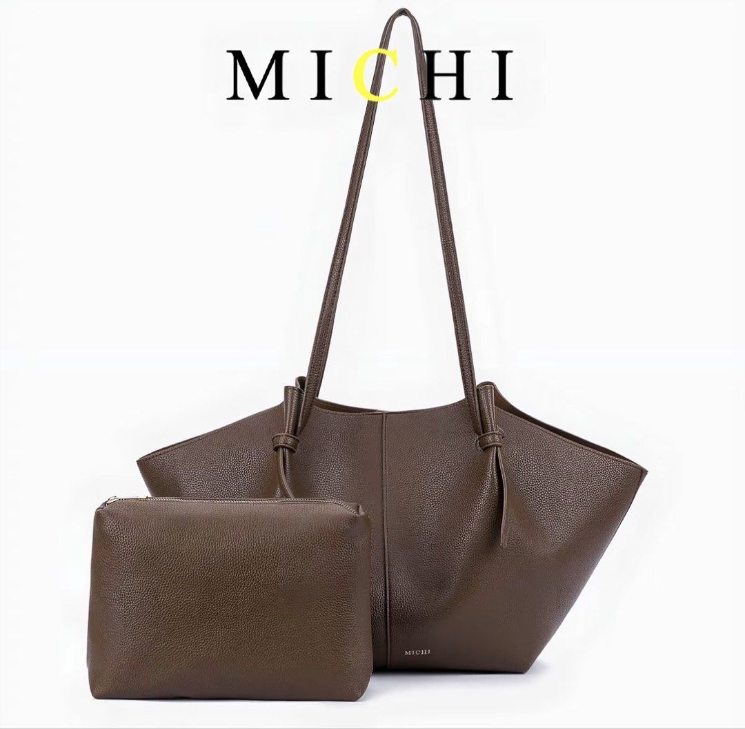 Michi Medium Pebble Tote Bag (Category: Shoulder Bags) located in San Juan City. Submitted by jp0216 (Listing ID 1463177449, Image 1). Description: Michi Tote Bag Medium Fits 13-14 inch laptop Includes pouch Like new Used once Rfs: i dont prefer bag without zipper .