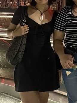 Mini Black Dress | H&M (Category: Dresses) located in Paranaque City. Submitted by hearty444 (Listing ID 1463305270, Image 1). Description: ⋆˚꩜｡ - can fit xs - s rfs: declutterring DM me!.